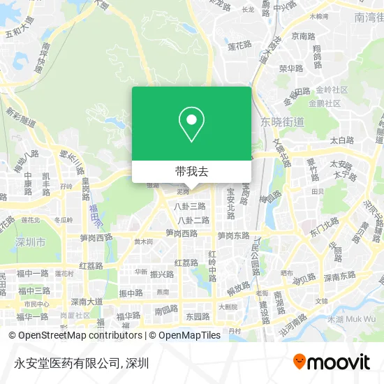 永安堂医药有限公司地图