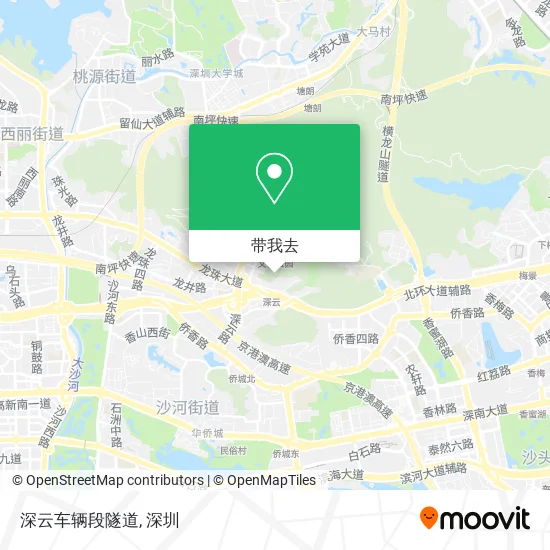深云车辆段隧道地图