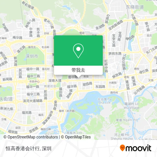 恒高香港会计行地图