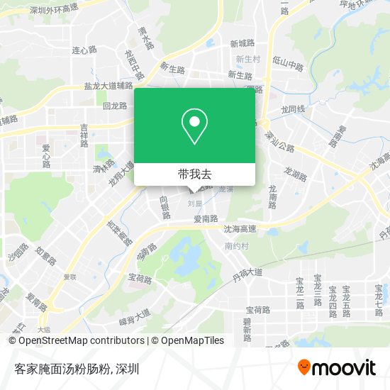 客家腌面汤粉肠粉地图