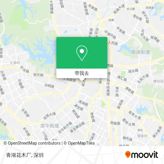 青湖花木厂地图