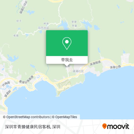 深圳常青滕健康民宿客栈地图