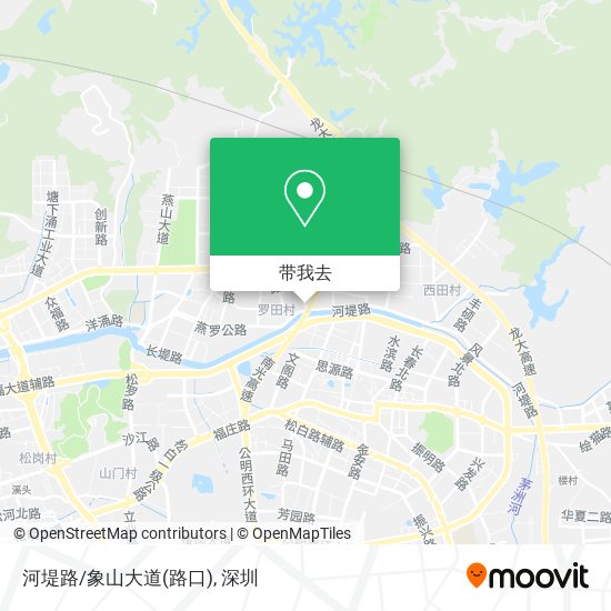 河堤路/象山大道(路口)地图