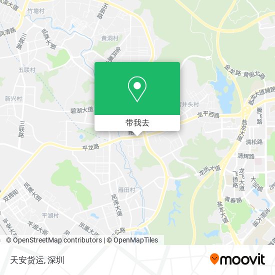 天安货运地图