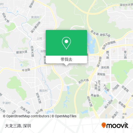 大龙三路地图