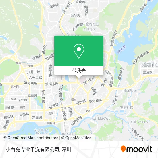 小白兔专业干洗有限公司地图