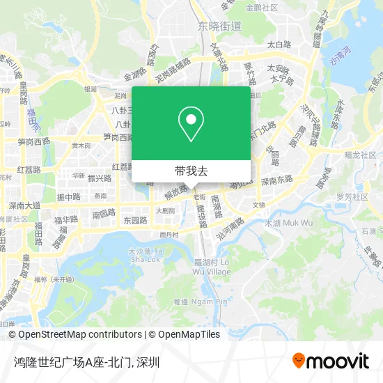鸿隆世纪广场A座-北门地图