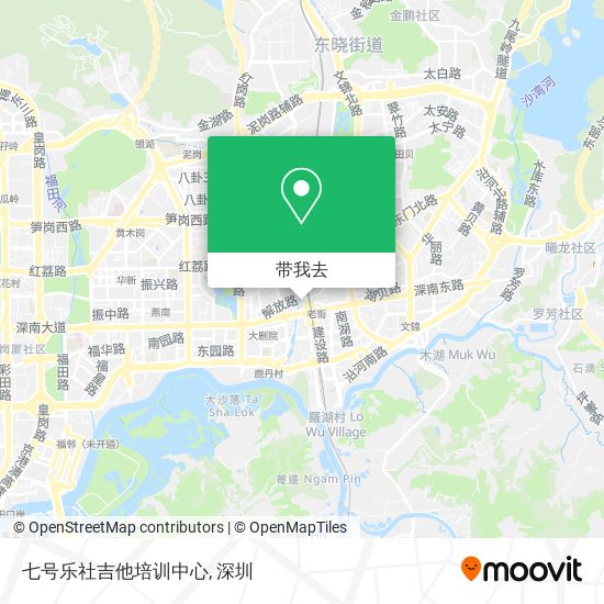 七号乐社吉他培训中心地图