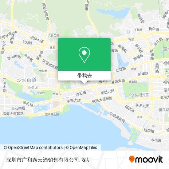 深圳市广和泰云酒销售有限公司地图