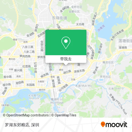罗湖东郊粮店地图