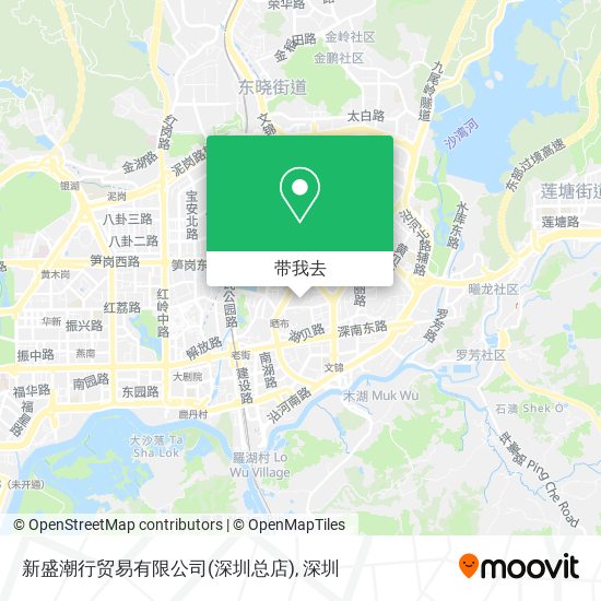 新盛潮行贸易有限公司(深圳总店)地图