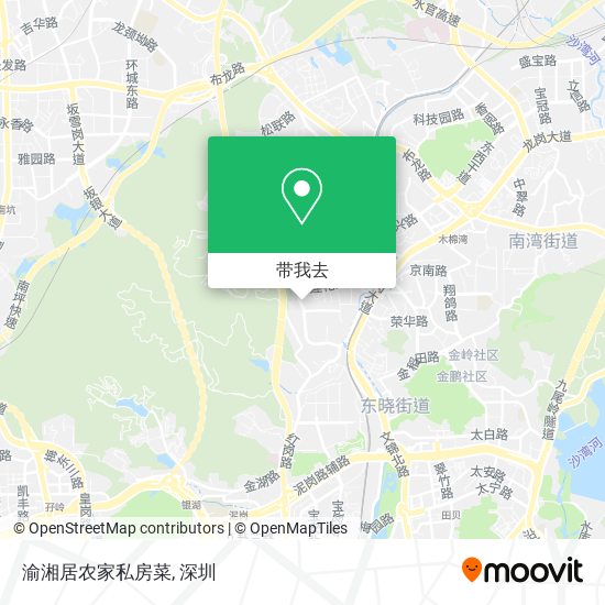 渝湘居农家私房菜地图
