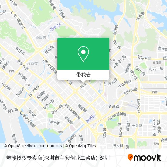 魅族授权专卖店(深圳市宝安创业二路店)地图