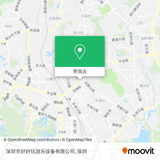 深圳市好好玩游乐设备有限公司地图