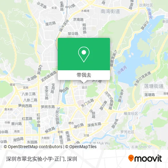 深圳市翠北实验小学-正门地图