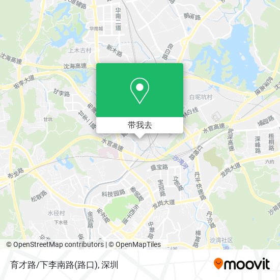 育才路/下李南路(路口)地图