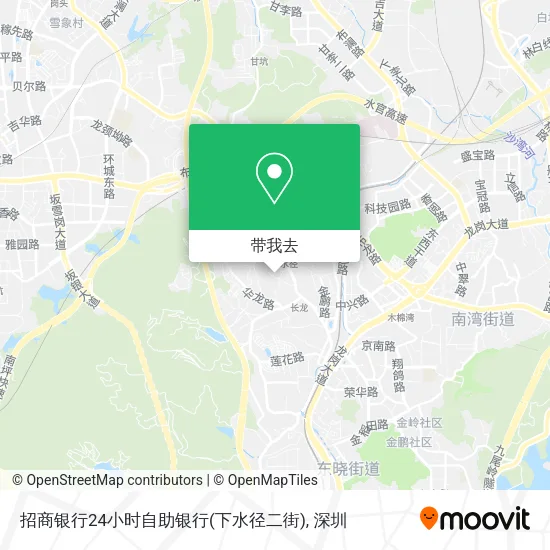 招商银行24小时自助银行(下水径二街)地图