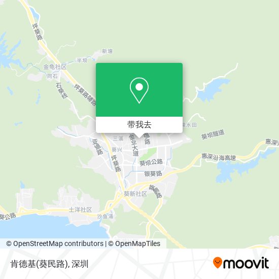 肯德基(葵民路)地图