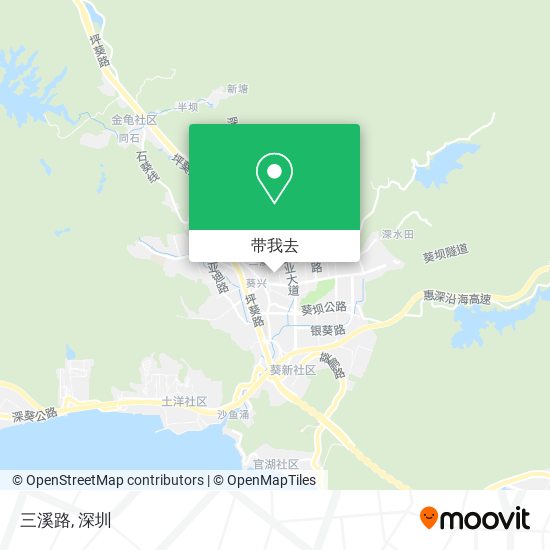 三溪路地图