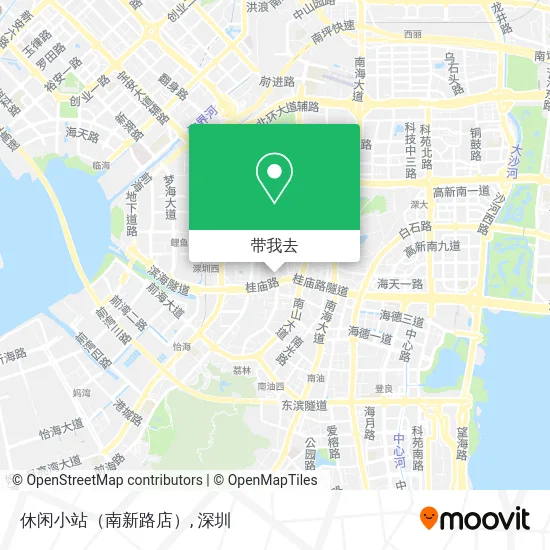 休闲小站（南新路店）地图