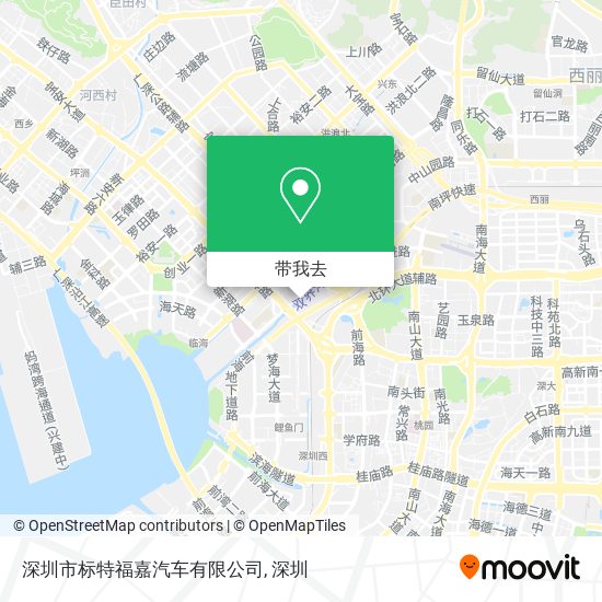 深圳市标特福嘉汽车有限公司地图
