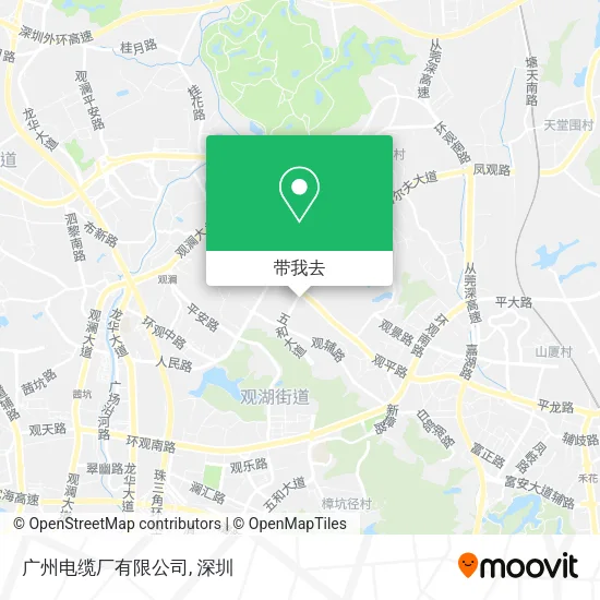 广州电缆厂有限公司地图