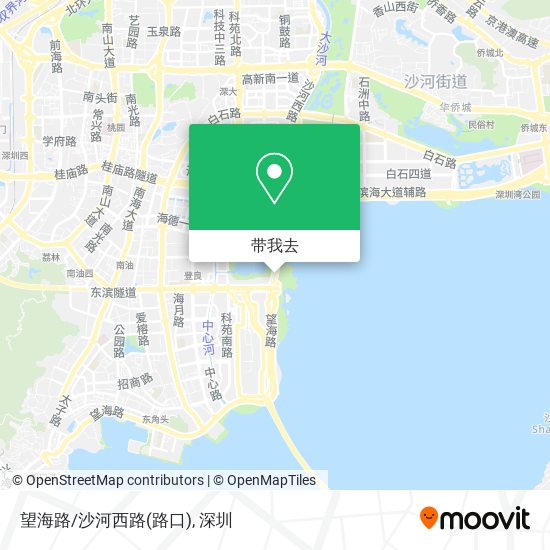 望海路/沙河西路(路口)地图