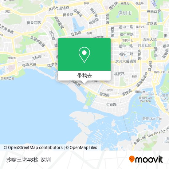 沙嘴三坊48栋地图
