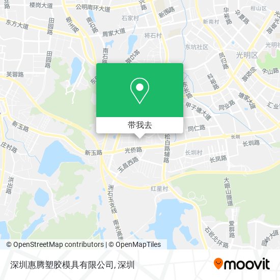 深圳惠腾塑胶模具有限公司地图