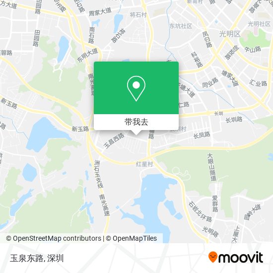 玉泉东路地图