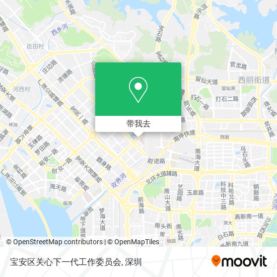宝安区关心下一代工作委员会地图
