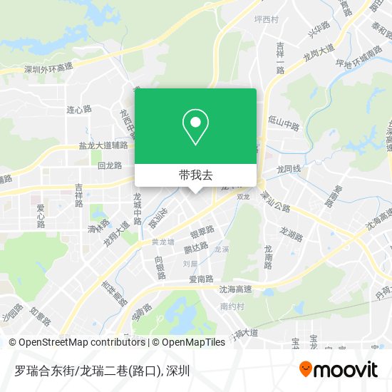 罗瑞合东街/龙瑞二巷(路口)地图
