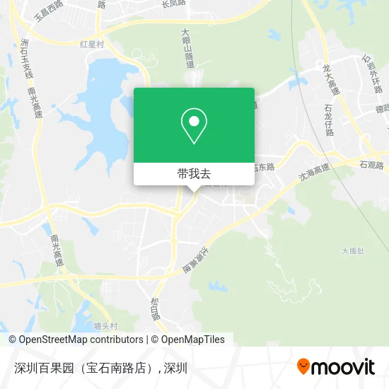 深圳百果园（宝石南路店）地图