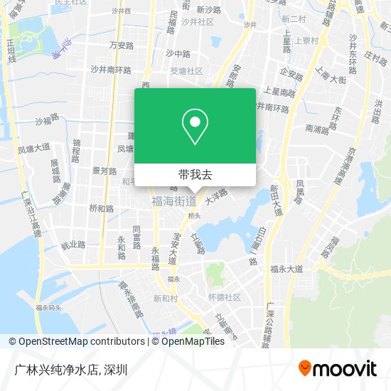 广林兴纯净水店地图