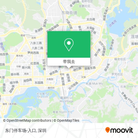 东门停车场-入口地图