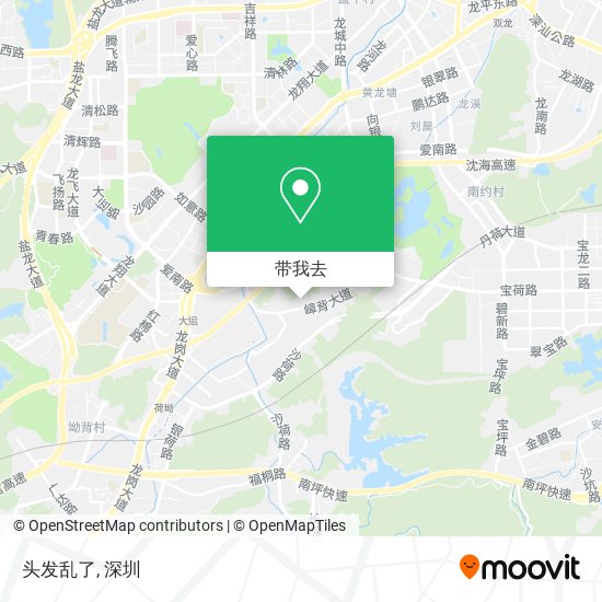 头发乱了地图