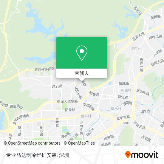 专业马达制冷维护安装地图
