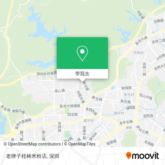 老牌子桂林米粉店地图