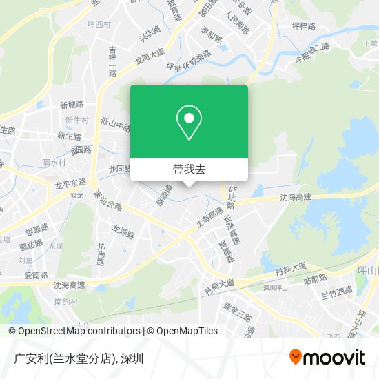 广安利(兰水堂分店)地图