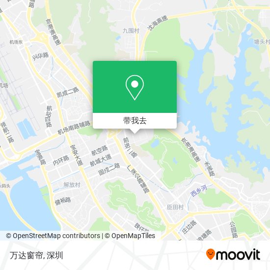 万达窗帘地图