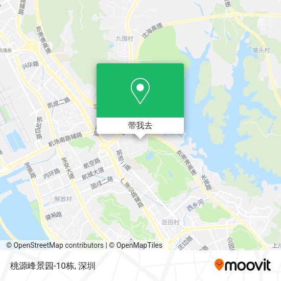 桃源峰景园-10栋地图