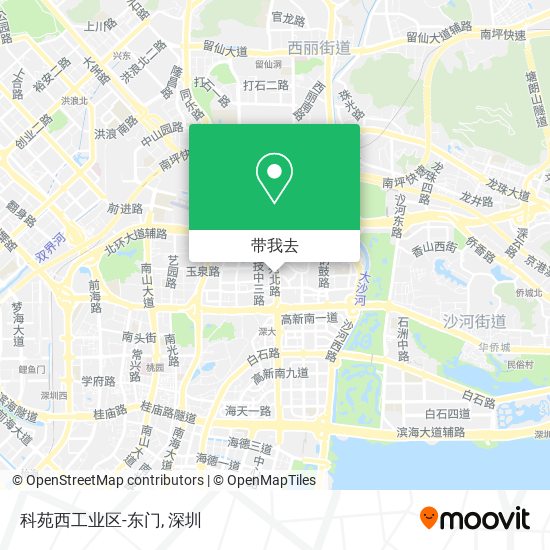 科苑西工业区-东门地图