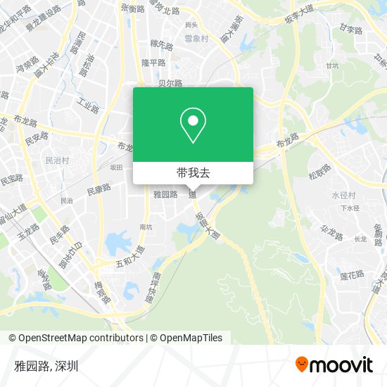 雅园路地图
