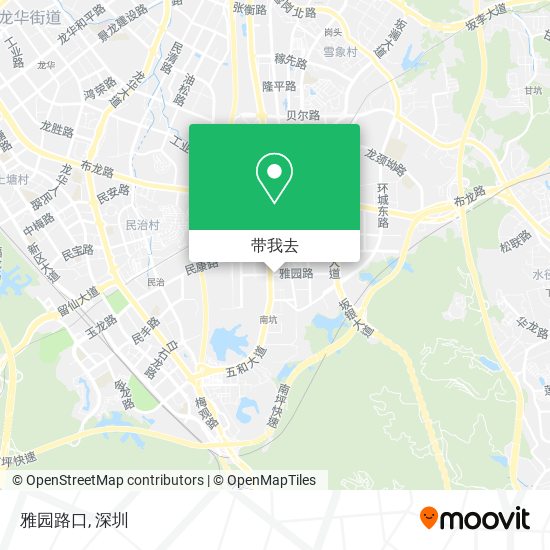 雅园路口地图