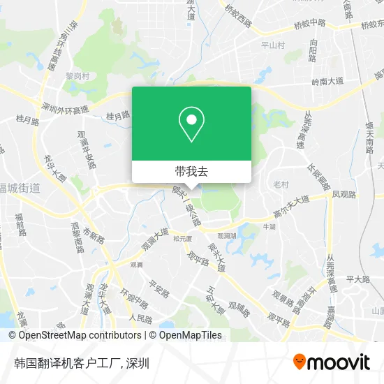 韩国翻译机客户工厂地图