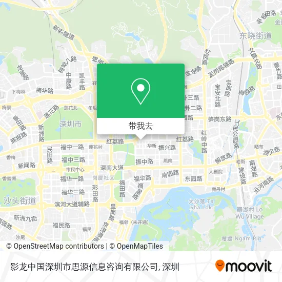 影龙中国深圳市思源信息咨询有限公司地图