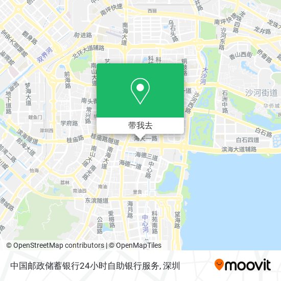 中国邮政储蓄银行24小时自助银行服务地图