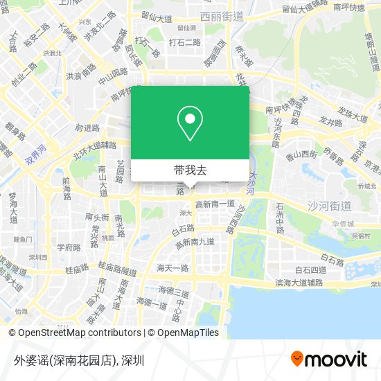 外婆谣(深南花园店)地图