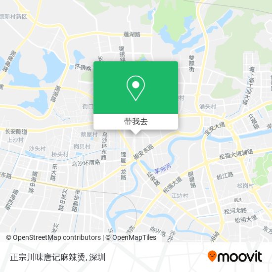 正宗川味唐记麻辣烫地图