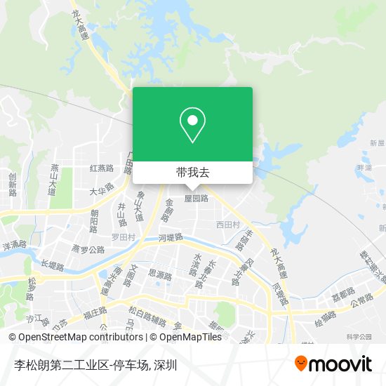 李松朗第二工业区-停车场地图